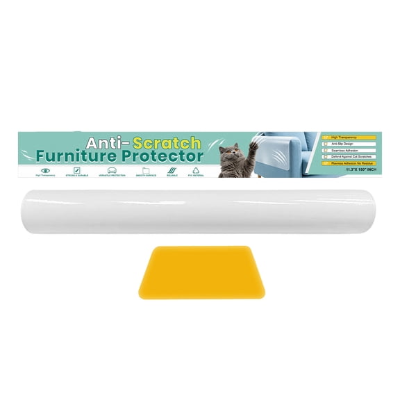 Pvc Furniture Protector Tape Clear Adhesive Scratch Shield For Sofa Couch Guard With Installation Scraper Tool