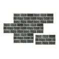 thumbnail image 1 of Pvc, Imitation Wall Tile Stickers Household Waterproof Pvc Tile Stickers Adhesive Living Room Dining Room Decorative Wall Stickers, Wall Sticker Playhouse, Window Clings, 6Pcs X Stickers, 1 of 7