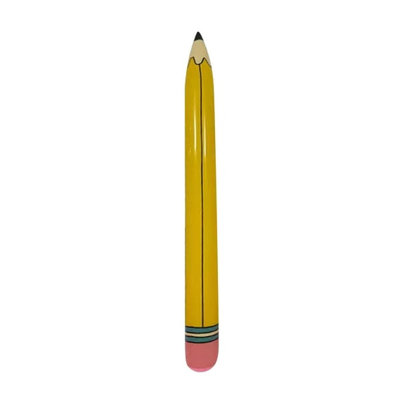 Pvc Inflatable Pencil Giant 43 Inch For Back-To-School Party Decorations Reusable Premium Tear-Resistant Pvc Material Easy To Inflate And Store Perfect For Classroom Bulletin