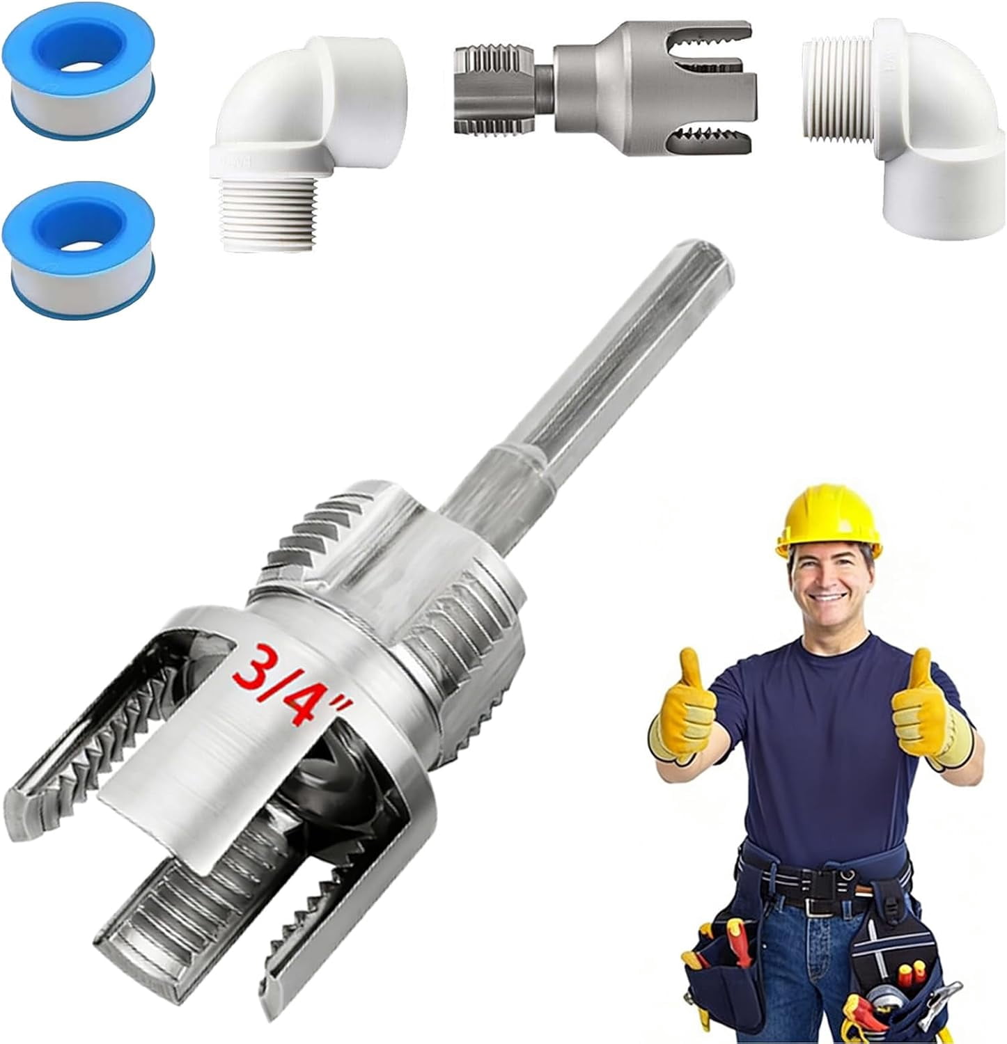 BestParts 1-3/16"-16 Right Hand Tap – High Speed Steel HSS Threading Tool For Precision Tapping
