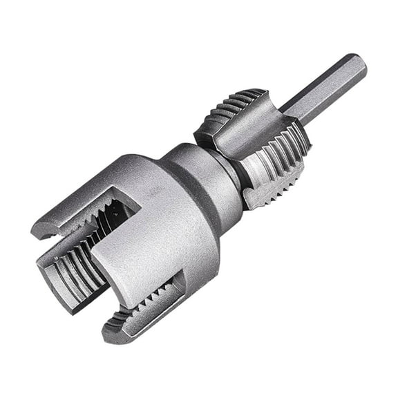 Pvc Pipe Threader,Pipe Tapping And Threading Tool,4 In 1 Water Pipe Threader,Internal External Pipe Threading Tool Drill Compatible Water Pipe Thread Cutter Pvc Pipe Threader
