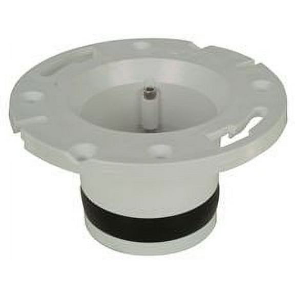 Pvc Plastic Compression Closet Flange, 4 In.