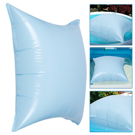 Pawsdot Pool Inflatable Cushion Inflatable Pillow PVC Blue Pool Owners Comfortable Resting 1 Set