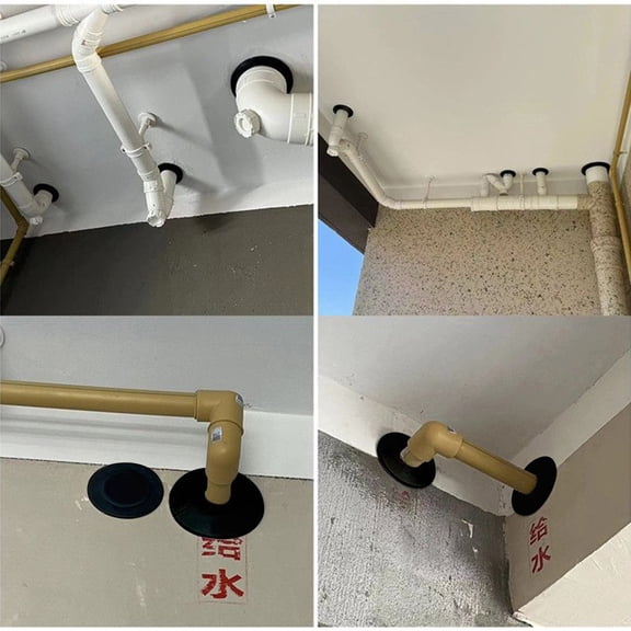 Pvc Radiator Pipe Collars Plastic Cover For Pipes Various Sizes And Colours