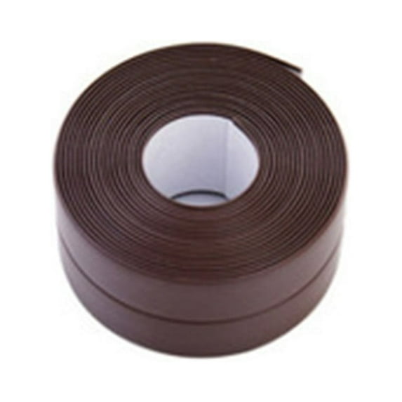 Pvc Self-Adhesive Sealant Tape, Furenl Self-Adhesive Caulking Tape - 125.9" Pvc Sealant for Kitchen/Bath Corners, Brown