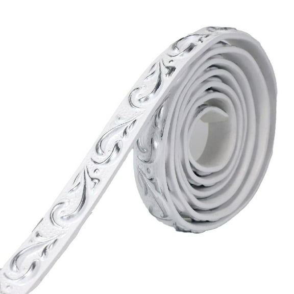 Pvc Soft Wire Frame Decorative Wall Edge Line 3D Wall Trim Line Skirting Border For Room Home Decoration