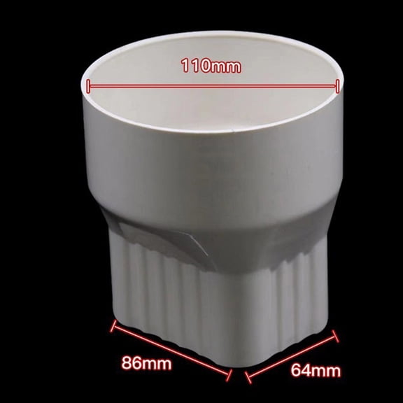 Pvc Square Gutter Downspout Rainwater Downpipe Pipe Drainage System for Eaves