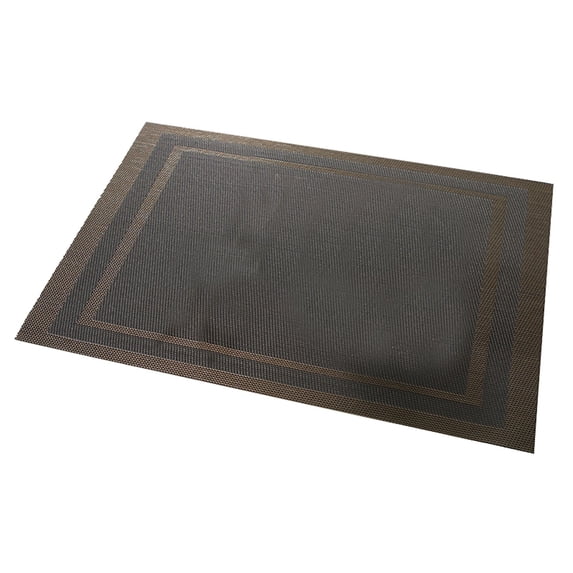 Pvc Table Placemats, Loetky Heat-Resistant, Non-Slip Placemats, Washable Woven Plastic Mats For Indoor & Outdoor Dinin
