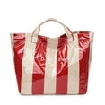 thumbnail image 1 of Pvc Tote Bag for Women, Waterproof Plastic Handbag with Textured Lining, Large Shopping Bag for Work Commute and Daily Use, 1 of 9