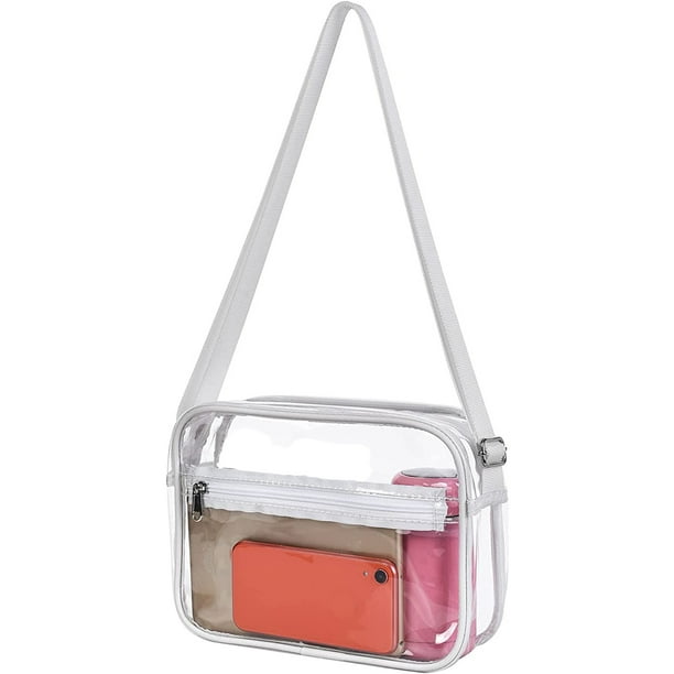 Pvc Transparent Crossbody Bag Stadium Approved Clear Bag