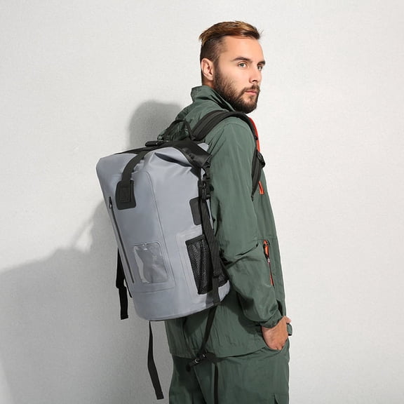 Pvc waterproof backpack,Orange