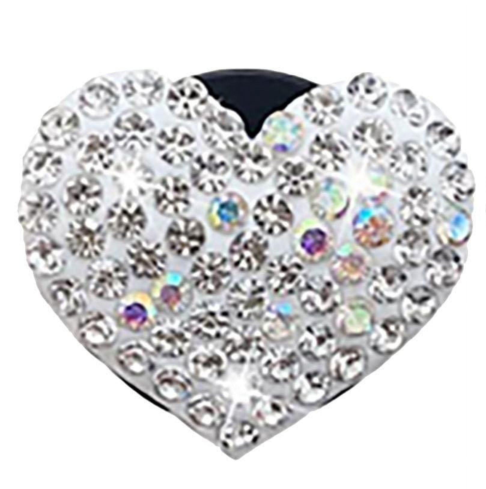 Pvdgvd 2023 Diamond Heart Aromatherapy Clip Vehicle Mounted Perfume