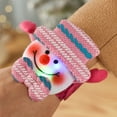 Pvdgvd Christmas Children'S Gifts Illuminated Santa Claus Snowman Clap