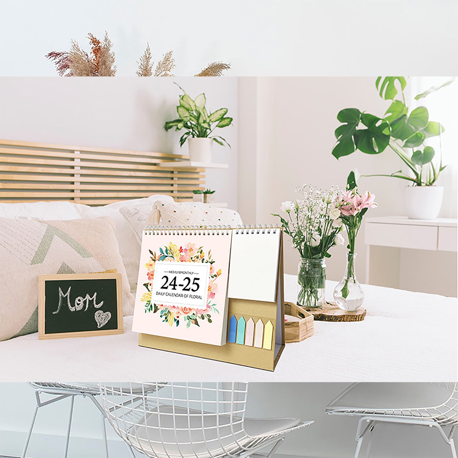 Pvdgvd Office Desktop Calendar 20242025 English Clock In Multi