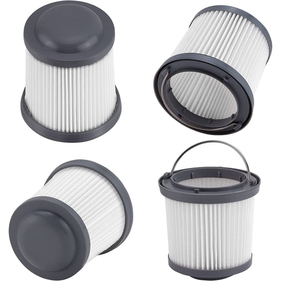 Pvf110 Replacement Filter for Black and Decker Cordless Pivot Vac Bdh2000pl, Phv1810 and Bdh2020fl, Bdh2020flfh, Bdh1620flfh Flex Hand Vacuum, Part #90552393, 4 Pack