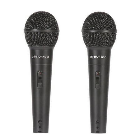 Peavey Pvi 100 2 Pack Neodymium Capsule Dynamic Cardioids Microphone 3016900 New
