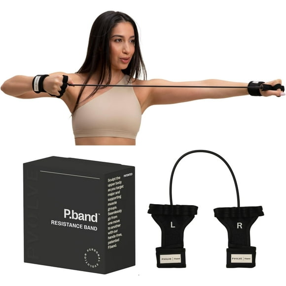 Pvolve P.Band Exercise Resistance Band - Home Workout Equipment to Strengthen Arms, Back and Shoulders, Light Weight Comfortable Glove Design to Improve Mobility, Stability and Posture