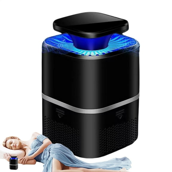 Pw Tools Fly Trap Light UV Light Fly Trap Silent Electronic Wasp Catcher Portable Fruit Flying Control Device Professional Zapper for Kitchen Living Room relaxing