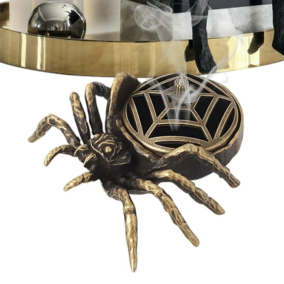 Pw Tools Incense Burner Bowl Buddhist Utensils Spider Burner Hollow Aromatherapy Clouds Incense Holder for Calming Soothing Atmosphere Room Altar Yoga Spa Zen Meditation Decor cool