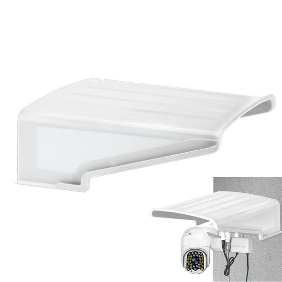 Pw Tools Outdoor Camera Cover Dust-Proof Sun Rain Shade for Webcam Outdoor Weatherproof Camera Protector for Garden Garage Dome Webcam LED Lights welcoming