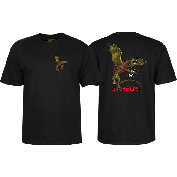 Pwl/P Dragon Logo Ss M-Black