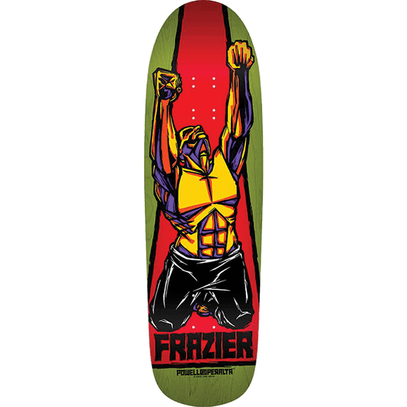 Powell Peralta Frazier Yellow Man 2 Skateboard Deck 9.5x32.12 Green Stain