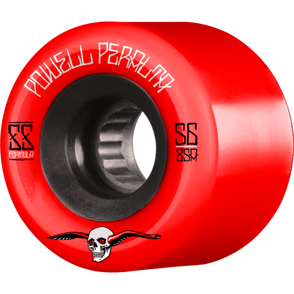 Powell Peralta G-Slides Skateboard Wheels 56mm 85a Red/Black
