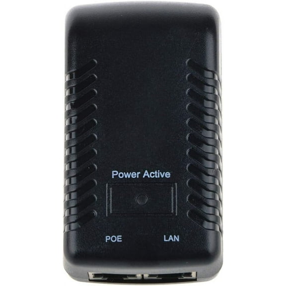 PwrON 48V 0.5A Wall Plug POE Injector Ethernet Adapter IP Phone/Camera Power Supply US