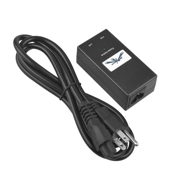 PwrON 48V 24W PoE Injector Power Over Ethernet Adapter 802.3af IP Cameras VOIP Phones