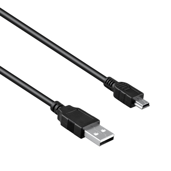 PwrON 5ft USB Cable Computer PC Laptop Data Sync Cord Replacement for Archos PocketDish Pocket Dish AV700E 32257 Dish Network Video Viewer Media Play