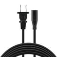 thumbnail image 1 of PwrON 6Ft 2 Prong Polarized AC Wall Power Cable Cord Plug Replacement for PS1 PS2, Vizio Sharp Sanyo Emerson TV, Arris Router Modem, Companion 3 5 Multimedia Speaker System, 1 of 4