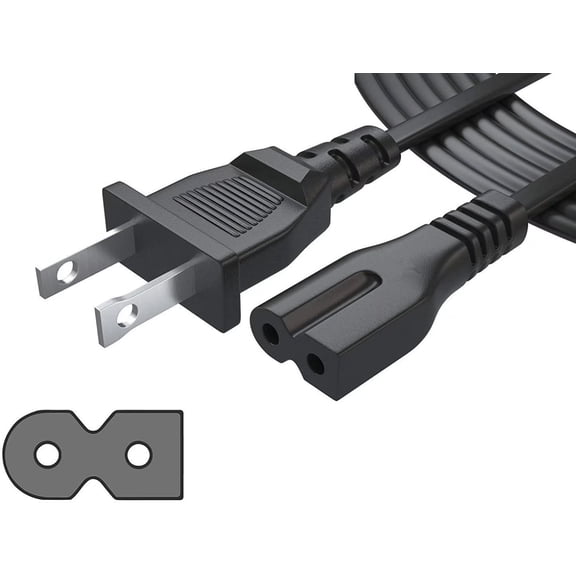 PwrON 6ft AC Power Cable Cord Replacement for Solo TV 10 II 15 II Sound Bar Speaker System
