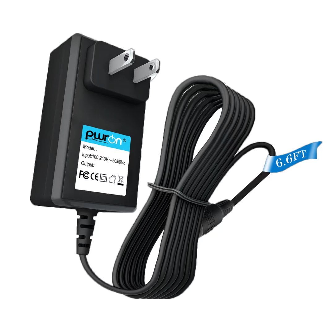 PwrON AC DC Adapter Replacement for X Rocker Pro Pedestal Bluetooth Wireless Video Gaming Chair 5127401 5127001 5125401 5127301 5125801 5125901 5131901 5142201 51296 06109 51296 Power Supply Charger W...