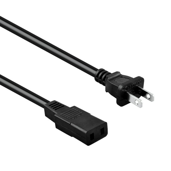 PwrON AC IN Power Charging Cord Outlet Socket Charger Cable Plug Lead For Super Start 44001 Compact Jump Starter 500 Peak Amps Power Pack SuperStart (Note: This is an AC power cord ONLY!)