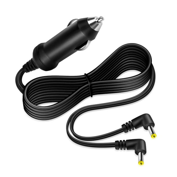 PwrON Auto Car DC Adapter Charger Replacement for Sylvania SDVD8706 Dual Screen DVD Player