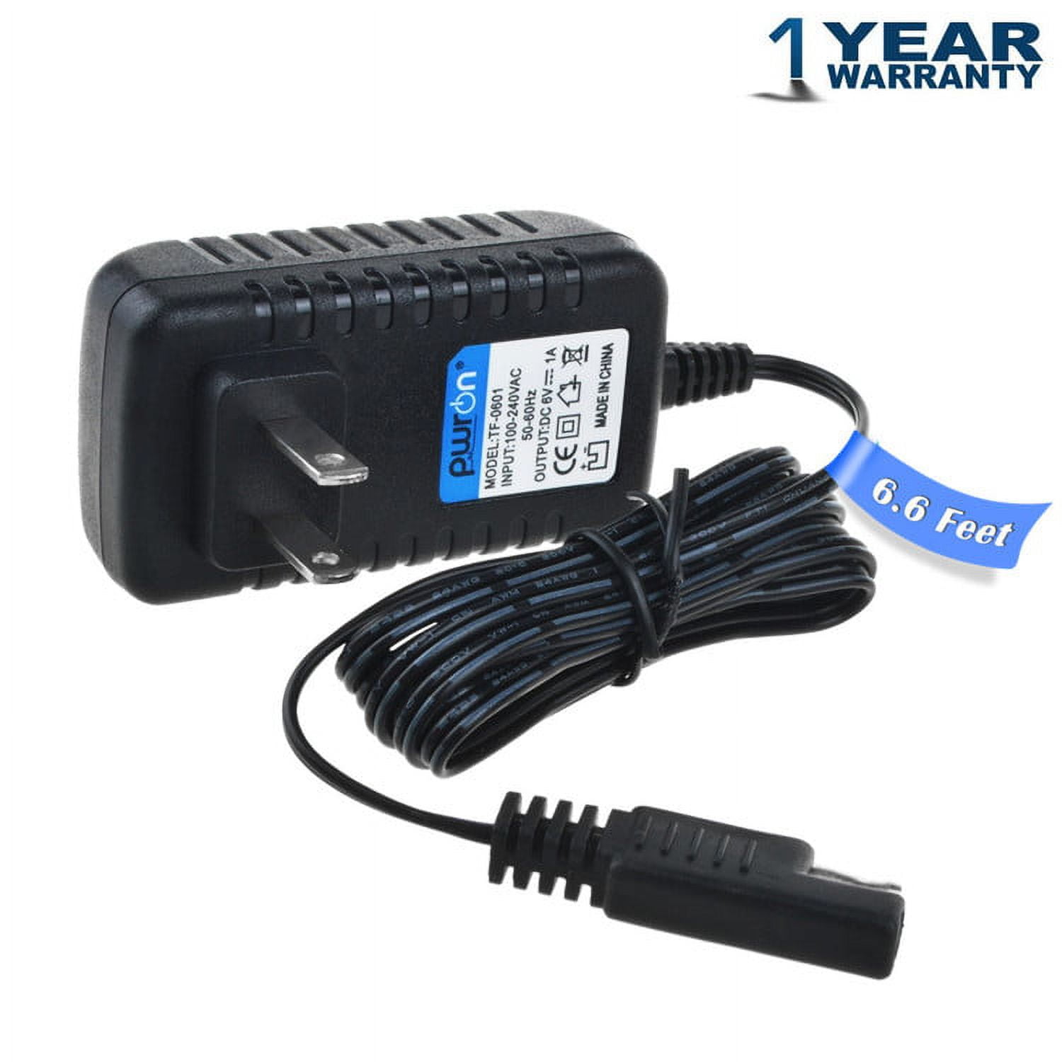 PwrON B Charger adapter 6V for ride on car PACIFIC CYCLE Disney Quad 4