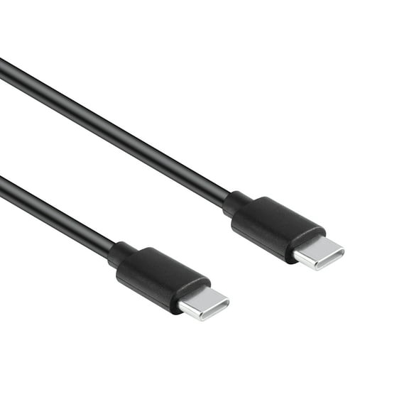 PwrON Black 6ft 100W USB-C to USB-C Data Sync Power Adapter Charger Cord Cable Compatible with Essential PH-1