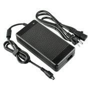 PwrON Compatible 330W AC Adapter Charger Replacement for MSI GT80S 6QE GT80S 6QD Gaming Laptop 4 HOLE Power
