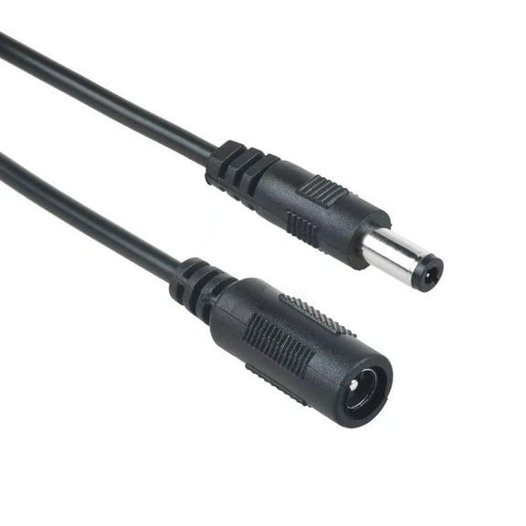 PwrON Compatible 6ft Camera Power Adapter Extension Cable 5.5*2.5mm DC Power Cord Male to Female