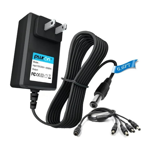 PwrON Compatible 1 to 4 Way 9V AC / DC Adapter Replacement for Blackstar Electric Guitar Bass Effect Pedal