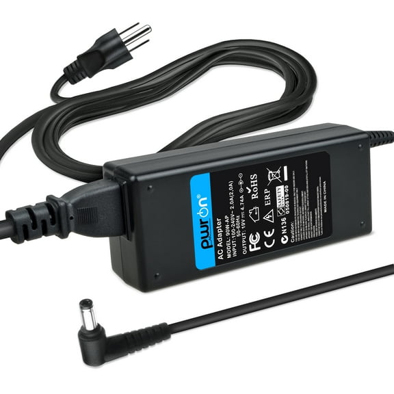 PwrON Compatible AC DC Adapter Charger Replacement for System76 Pangolin Performance Laptop panp9 Gazelle Pro
