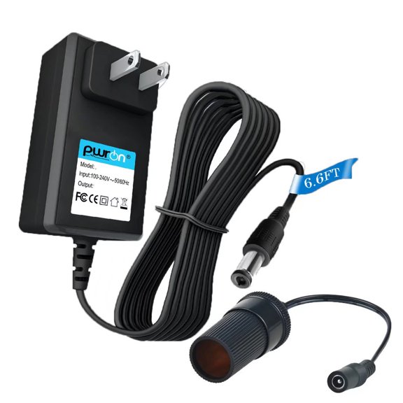 PwrON Compatible Lighter Plug Socket DC Adapter Replacemnet for HobbyZone Firebird RTF HBZ4700 Fire