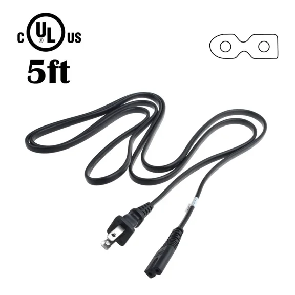 Pwron 5Ft Ul Ac Power Cable Cord Lead For Vizio Tv D32X-D1 D40-D1 D43-D1 D39H-C0