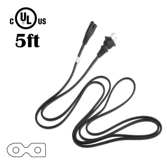 Pwron 5Ft Ul Ac Power Cord Cable For Sharp 9Jd120Q119906 Lc-26Dv24U Lc-26Dv24Ua