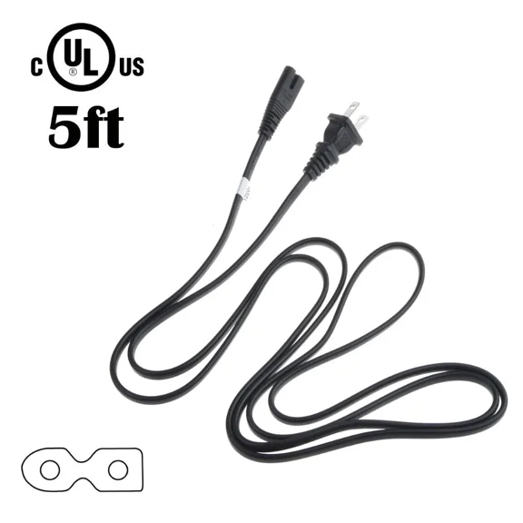 Pwron 5Ft Ul Ac Power Cord Cable For Sharp 9Jd120Q119906 Lc-26Dv24U Lc-26Dv24Ua