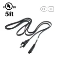 thumbnail image 1 of Pwron 5Ft Ul Ac Power Cord Cable Lead For Reloop Rmp-3 Alpha Cd/Usb Media Player, 1 of 6