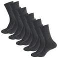 thumbnail image 1 of Pxiakgy 5 Pairs Thin Cotton Crew Athletic Socks Sports Gym Running Hiking Calf Socks for Women,Work Plain Crew Socks Cotton Socks Men's Sports Solid Color Stockings Dark Grey One Size, 1 of 4