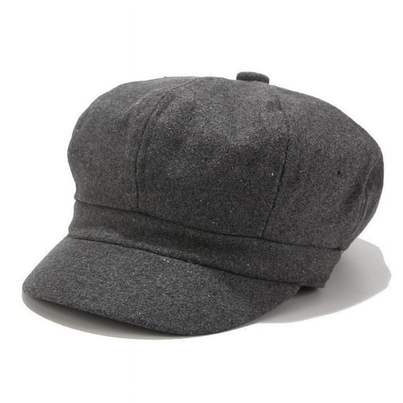 Pxiakgy Beret Hats for Women Solid Hat Painter Beret Winter Newsboy Cap Korean Women Vintage Caps Womens Hat Z-Dark Grey One Size