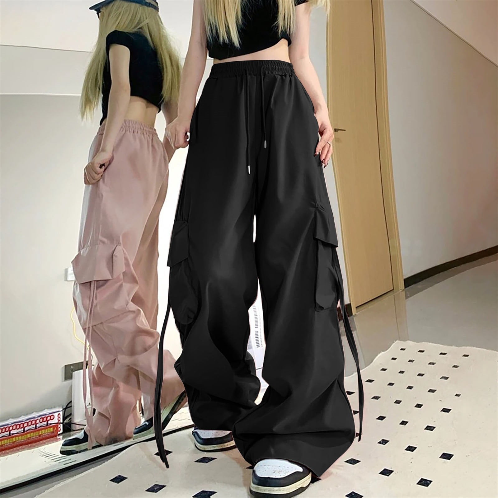 Pxiakgy Cargo Pants for Women American Hot Girl Work Pants Women's