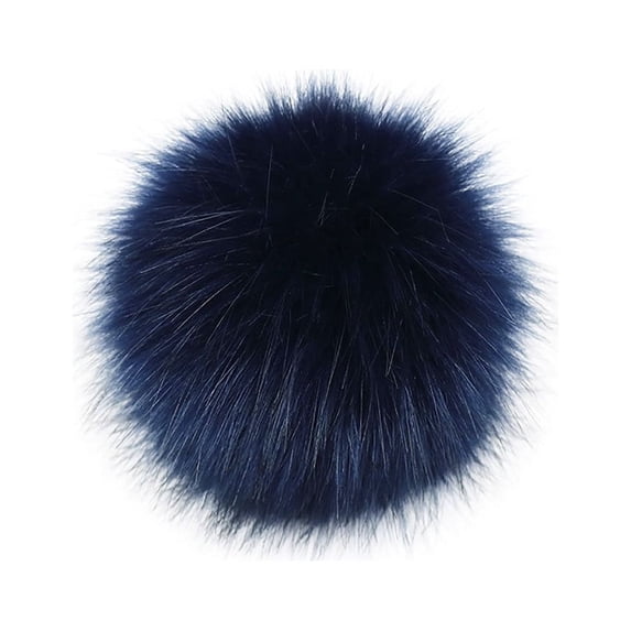 Pxiakgy Diy Faux Fluffy Pom Pom Balls Diy Accessories for Scarves, Hats, Bags Knitting Pom Diy Hats Pom Accessires-Faux with Press Accessory